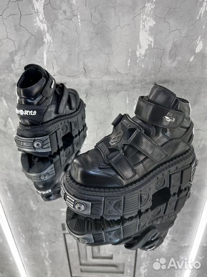 Ботинки высокие натуральная кожа