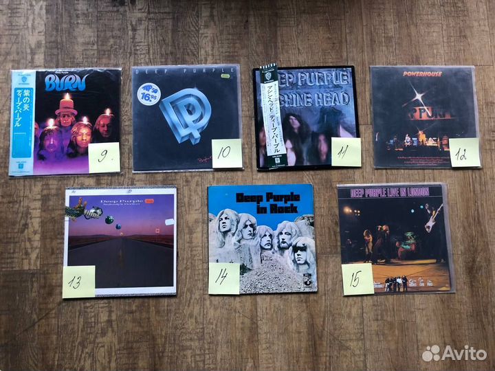 Pink Floyd, Deep Purple, Black Sabbath винил