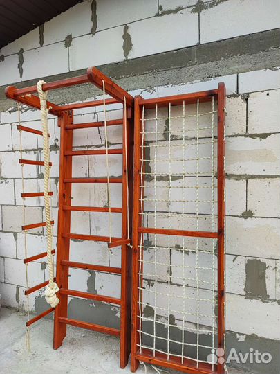 Детская шведская стенка деревянная