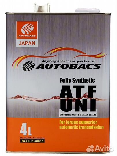 Жидкость для АКПП autobacs ATF UNI FS 4л