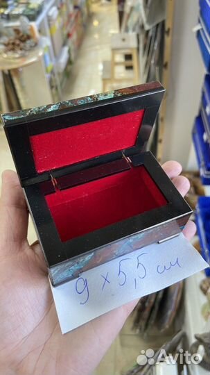 Шкатулка из натурального камня - заринит