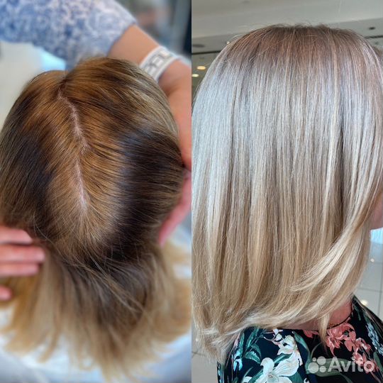 Сложное окрашивание волос