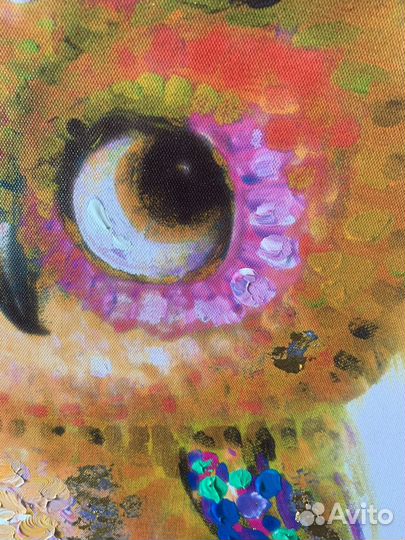 Картина на холсте интерьерный постер 60х60