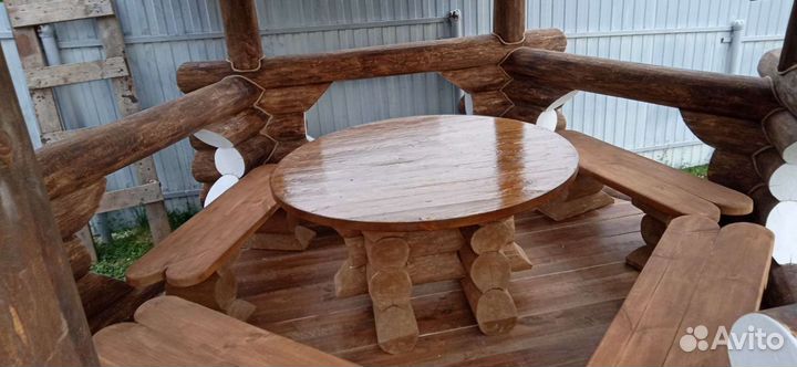 Массив. беседки.качели.лестницы.столы.кровати.арки