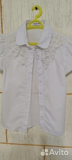 Школьная блузка для девочки 116