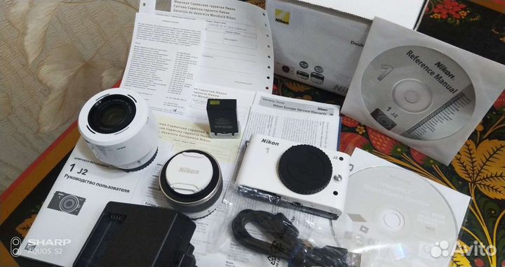 Nikon 1 j2 2шт kit 10-30mm+30-110 White vva162k003