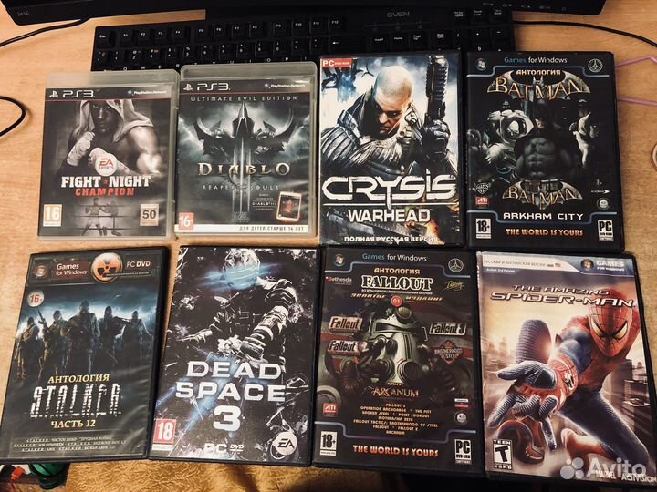 Диски на пк и ps3