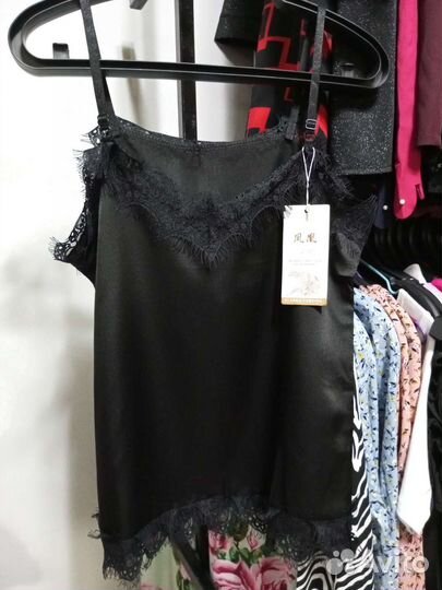 Атласный топ