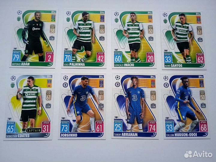 Topps Лига Чемпионов уефа 2021-2022. Match Attax