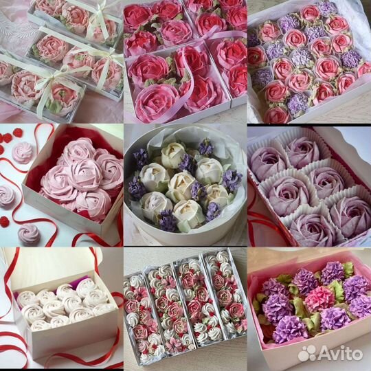 Зефир, подарки-комплименты из зефира