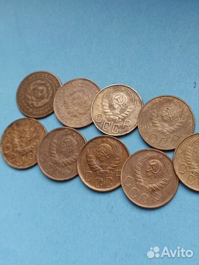 Редкие 5 копеек 1937 и 1938