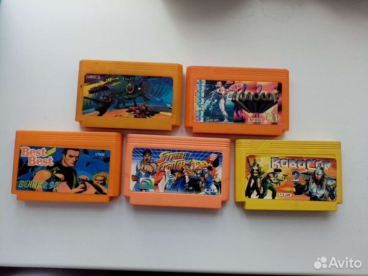 Картриджи для dendy