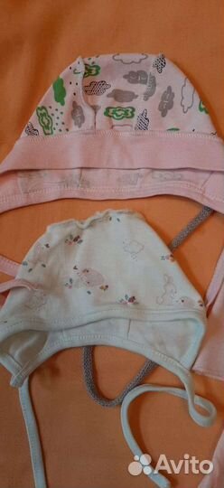 Шапочки для новорожленных