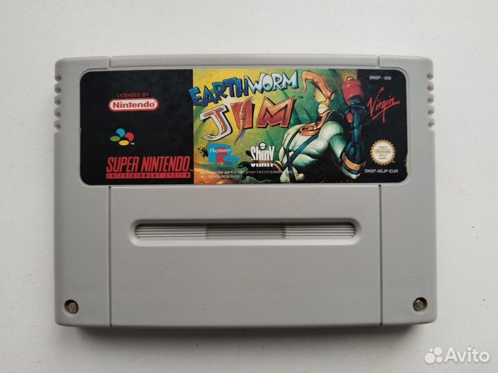 Earthworm Jim Super Nintendo Snes
