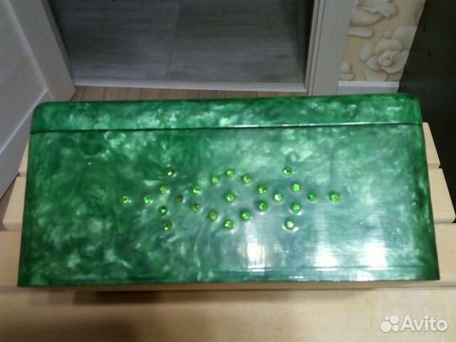 Шкатулка СССР Малахитовая