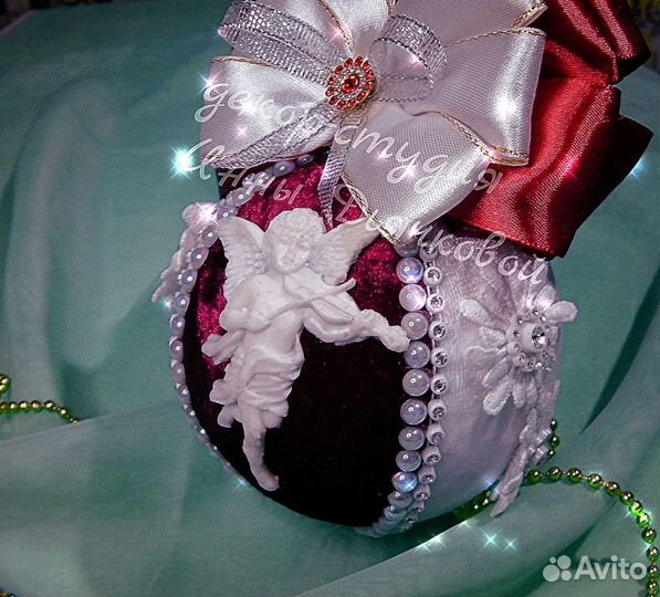 Игрушка на ёлку ручной работы