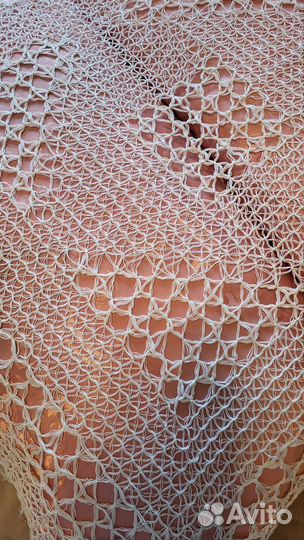 Старинная накидка на подушку или столик