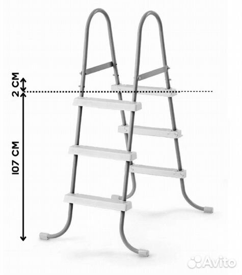 Каркасный бассейн Intex Prism Frame 305х99см 5927л