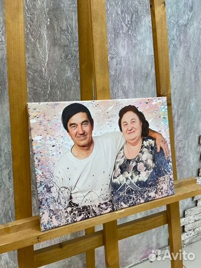 Портрет на холсте по фото