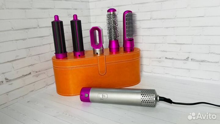 Стайлер dyson 5в1 в кожаном кейсе Airwrap Complete