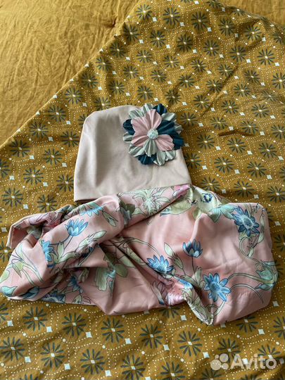 Комплект шапка и снуд женский