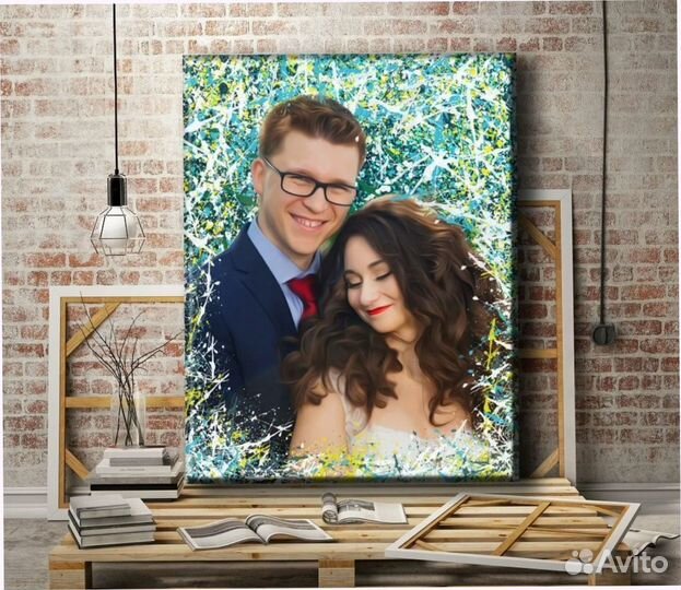 Портрет на холсте (любые размеры)