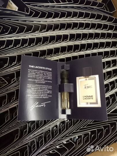 Lacoste L'homme туалетная вода 15мл семпл оригинал