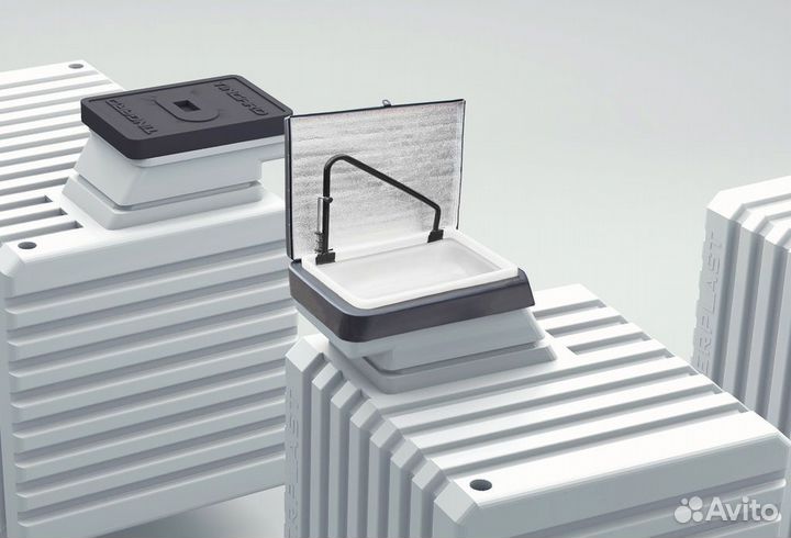 Бесшовный пластиковый погреб Tingard 2500