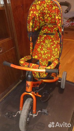 Велосипед с родительской ручкой