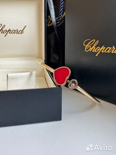 Золотой браслет Chopard Happy Hearts 585п