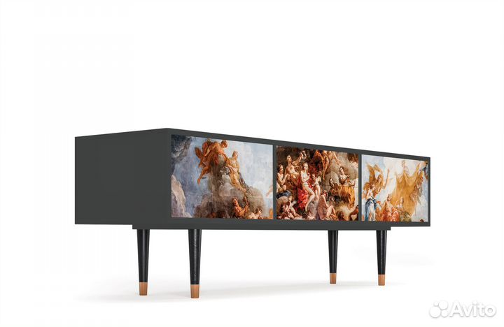 Тв-тумба T4 - Антрацит - Versailles