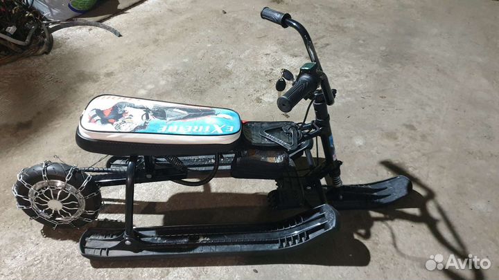 Электроснегокат для детей и взрослых снегокат