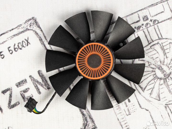 Вентиляторы для видеокарты Asus Strix GTX 960