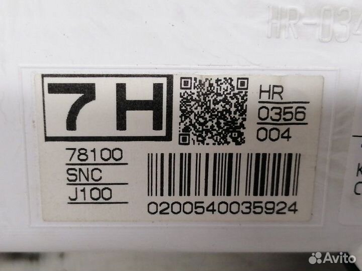 Щиток приборов передний Honda Civic FD3 LDA