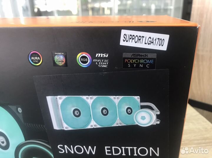 Сво ID-Cooling auraflow X 360 snow (LGA1700)