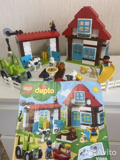 Lego duplo,ферма,аттракционы,детский сад,пластина