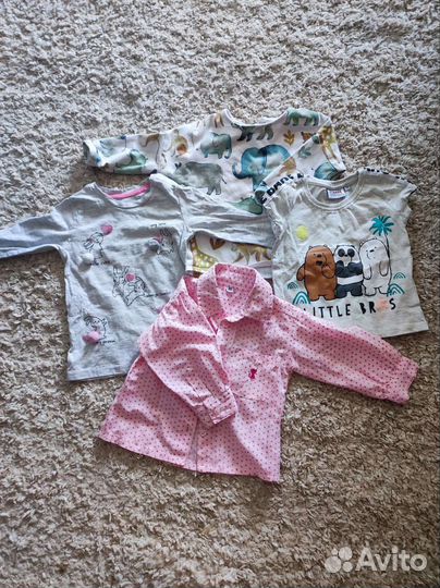 Детские вещи пакетом для девочки 74-80