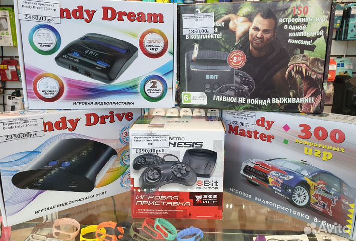 Игровые приставки денди и сега