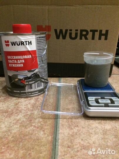Паста для лужения Wurth бессвинцовая (флюс-паста)