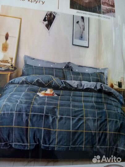 Постельное белье с простынью на резинке