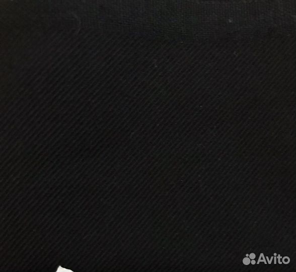 Шерсть черная ткань брючная