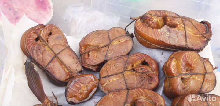 Копченая рыба натурального копчения и соления