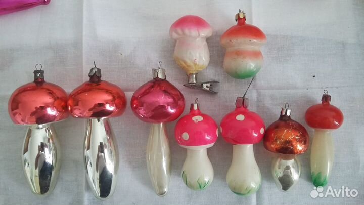 Старинные елочные игрушки из СССР