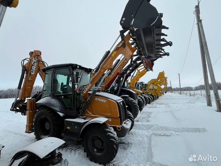 Экскаватор-погрузчик Case 570SV, 2024