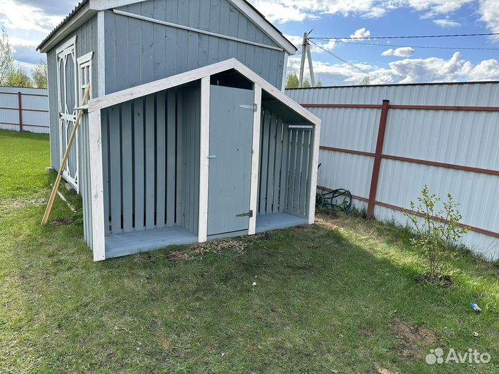 Дровник для улицы