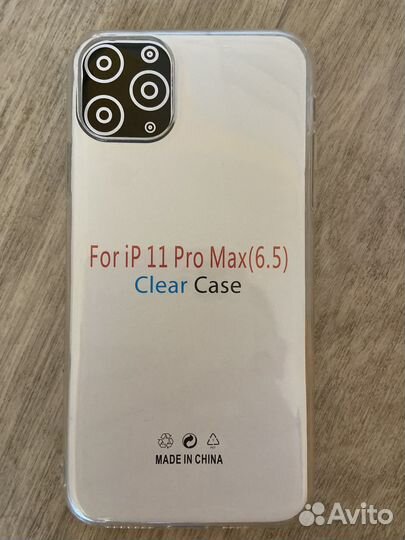 Чехол на iPhone 11 pro max прозрачный
