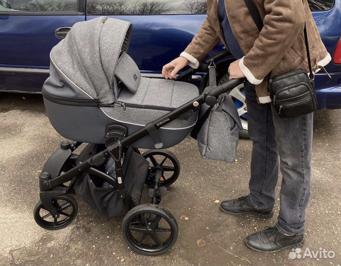 Коляска 2в1 Adamex Bibione