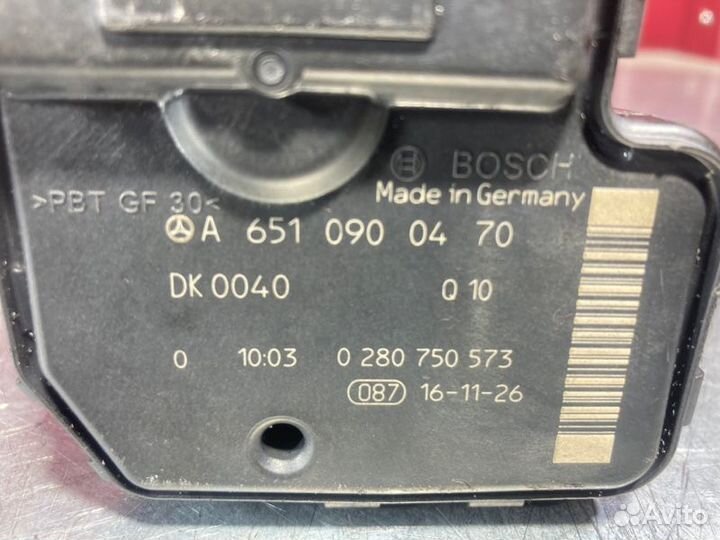 Заслонка дроссельная Mercedes C-Class W205 OM651