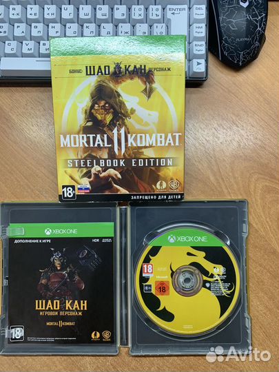 Mortal kombat 11 steelbook на xbox one