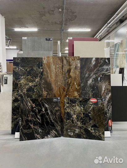 Керамогранит черный мрамор Индия